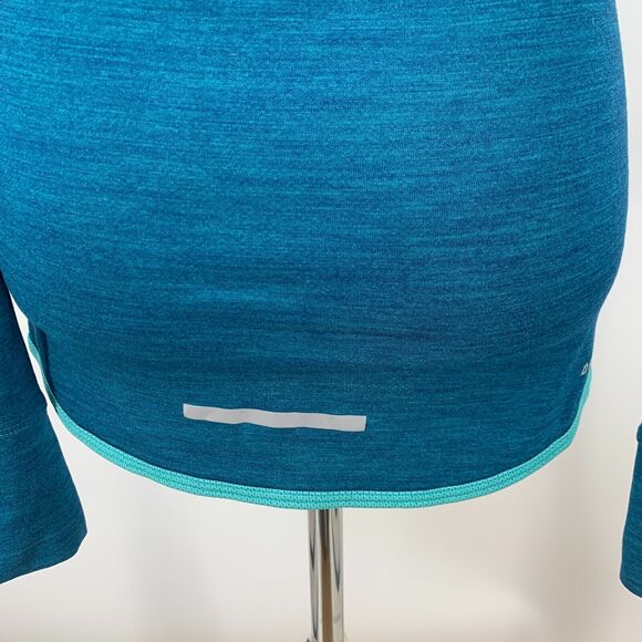 Nike Running Hoodie Shirt XS Extra Small Dri Fit Half Snap Placket Wool Blend - Picture 8 of 15